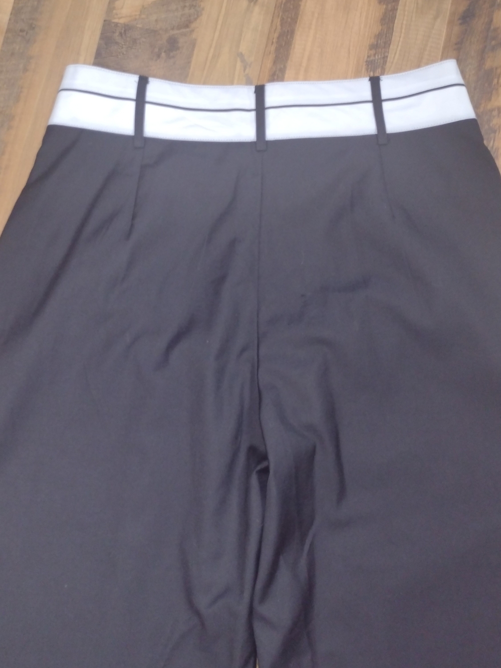 Commence Women's Wide Leg Pants White Asymmetrical Waistband Size XL - Picture 5 of 10